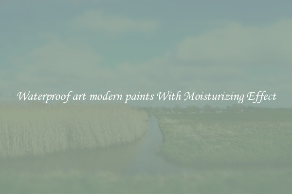 Waterproof art modern paints With Moisturizing Effect
