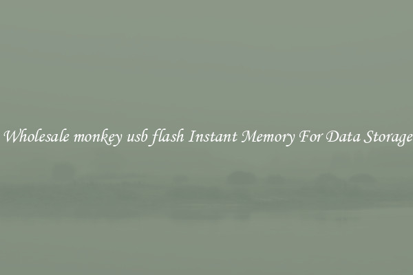 Wholesale monkey usb flash Instant Memory For Data Storage