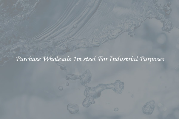 Purchase Wholesale 1m steel For Industrial Purposes