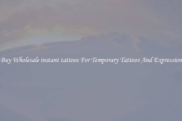 Buy Wholesale instant tattoos For Temporary Tattoos And Expression
