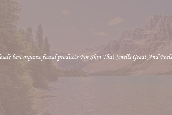 Wholesale best organic facial products For Skin That Smells Great And Feels Good