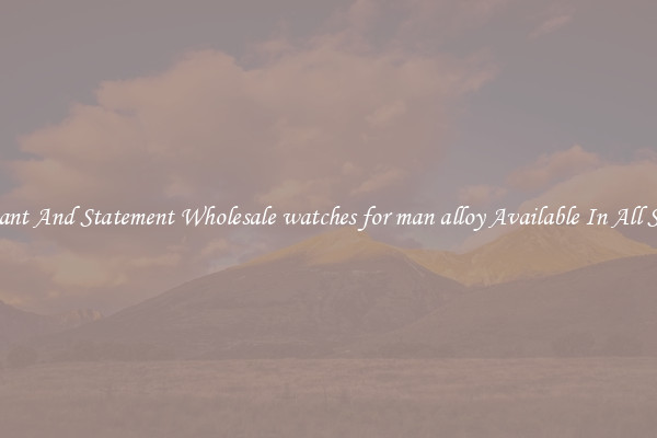 Elegant And Statement Wholesale watches for man alloy Available In All Styles