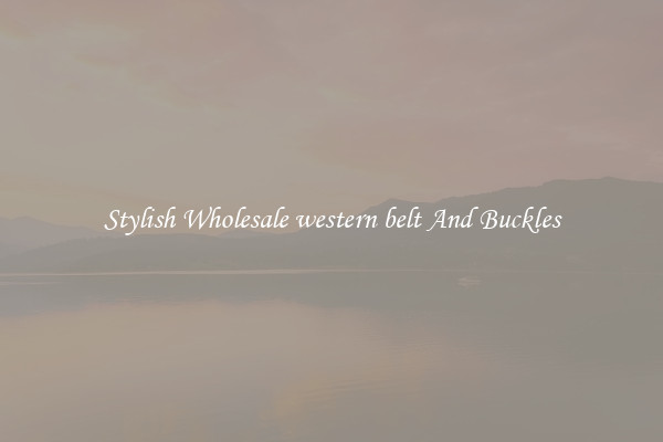 Stylish Wholesale western belt And Buckles